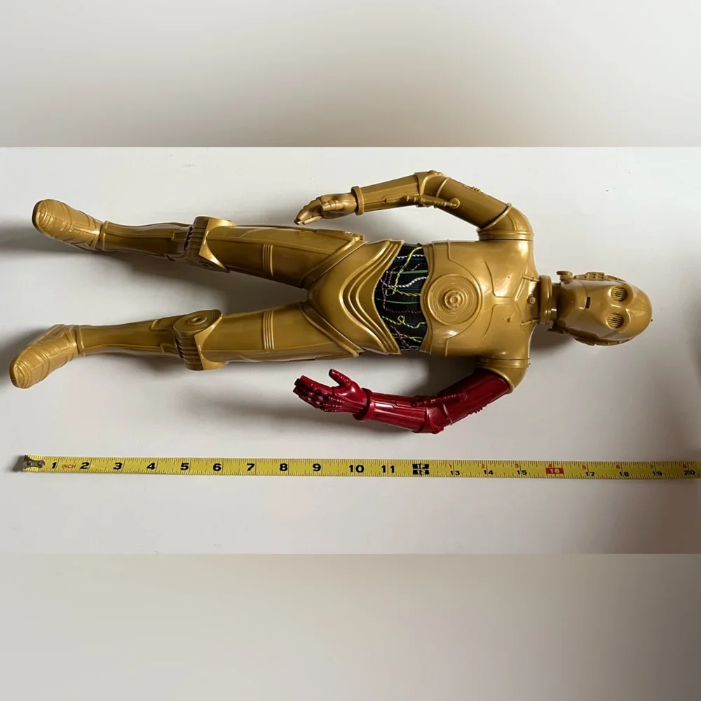 Star Wars The Force Awakens C-3PO Red Arm Action Figure 18” 2015 Jakks Pacific